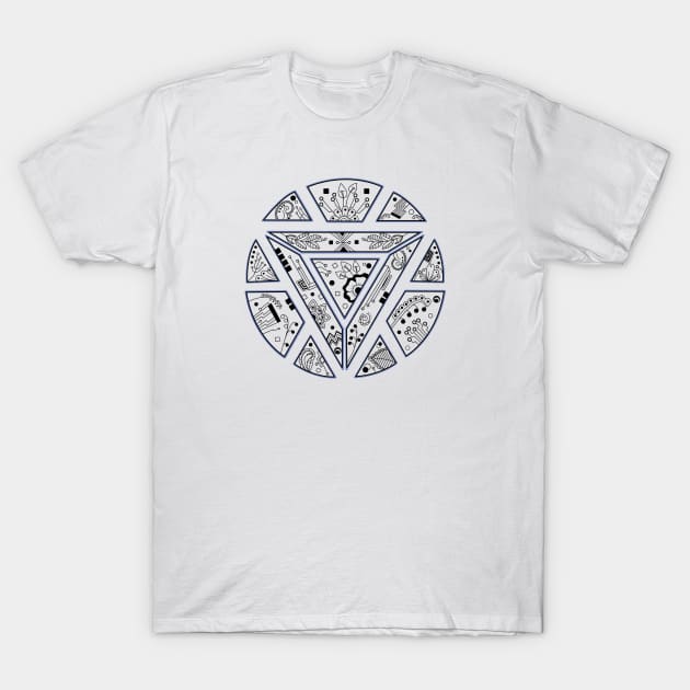 The crest mandala T-Shirt by LotusArtStudio